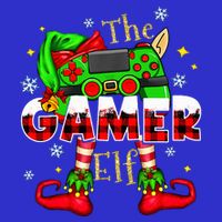 Gamer Elf Family Matching Group Christmas Video Game Xmas  Tall T-Shirt
