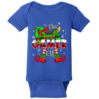 Gamer Elf Family Matching Group Christmas Video Game Xmas  Baby Bodysuit