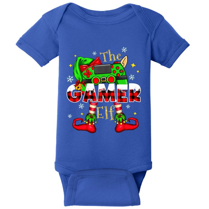 Gamer Elf Family Matching Group Christmas Video Game Xmas  Baby Bodysuit