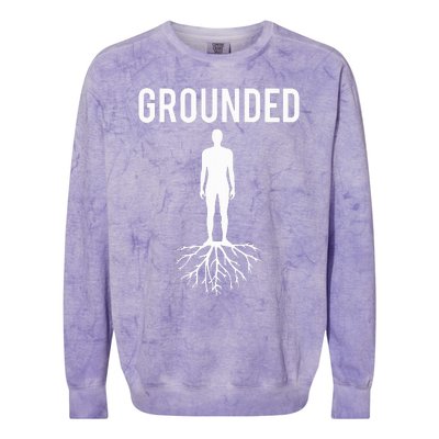 Grounded Earthing Colorblast Crewneck Sweatshirt