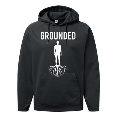 Grounded Earthing Performance Fleece Hoodie