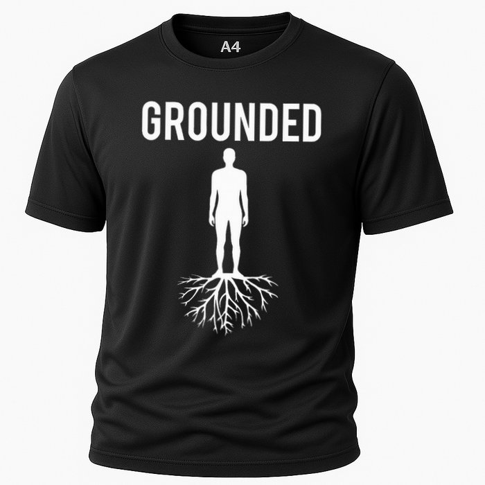 Grounded Earthing Cooling Performance Crew T-Shirt