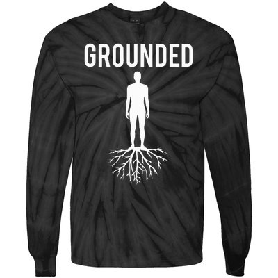 Grounded Earthing Tie-Dye Long Sleeve Shirt