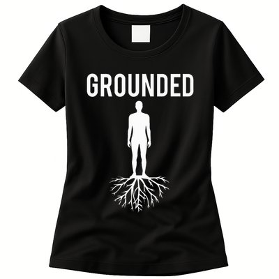 Grounded Earthing Womens T-Shirt