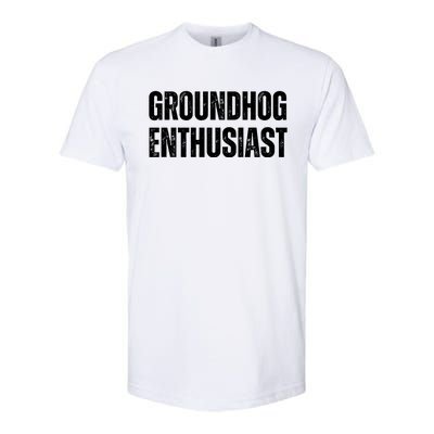 Groundhog Enthusiast Softstyle® CVC T-Shirt