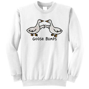 Goose Embroidered Goose Bumps Silly Goose Sweatshirt