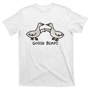 Goose Embroidered Goose Bumps Silly Goose T-Shirt