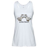 Goose Embroidered Goose Bumps Silly Goose Ladies Essential Flowy Tank