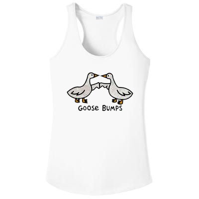 Goose Embroidered Goose Bumps Silly Goose Ladies PosiCharge Competitor Racerback Tank