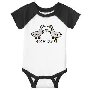 Goose Embroidered Goose Bumps Silly Goose Infant Baby Jersey Bodysuit