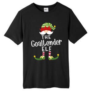 Goaltender Elf Group Christmas Funny Pajama Party Great Gift Tall Fusion ChromaSoft Performance T-Shirt