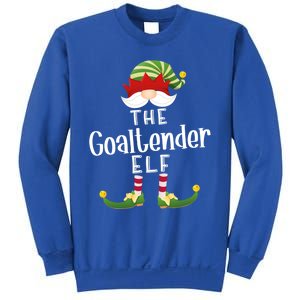 Goaltender Elf Group Christmas Funny Pajama Party Great Gift Sweatshirt