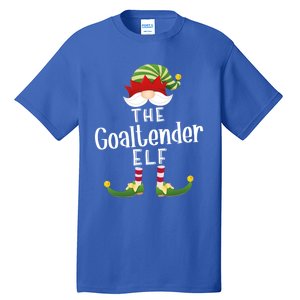 Goaltender Elf Group Christmas Funny Pajama Party Great Gift Tall T-Shirt