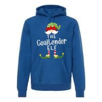 Goaltender Elf Group Christmas Funny Pajama Party Great Gift Premium Hoodie