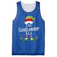 Goaltender Elf Group Christmas Funny Pajama Party Great Gift Mesh Reversible Basketball Jersey Tank