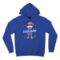 Goaltender Elf Group Christmas Funny Pajama Party Great Gift Tall Hoodie