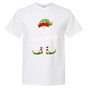 Goaltender Elf Group Christmas Funny Pajama Party Great Gift Garment-Dyed Heavyweight T-Shirt