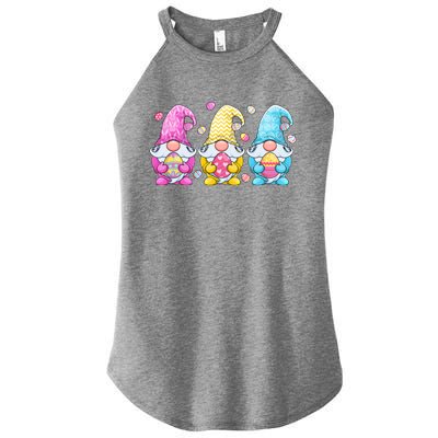 Gnome Easter Gift Gnomes Eggs Hunting Gift Women's Perfect Tri Rocker Tank