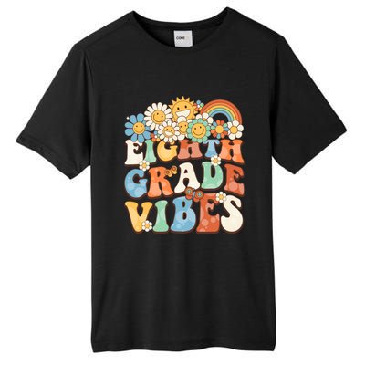 Groovy Eighth Grade Vibes Retro Teacher First Day Of School Gift Tall Fusion ChromaSoft Performance T-Shirt