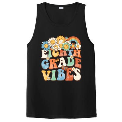 Groovy Eighth Grade Vibes Retro Teacher First Day Of School Gift PosiCharge Competitor Tank