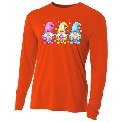 Gnome Easter Gift Gnomes Eggs Hunting Gift Cooling Performance Long Sleeve Crew