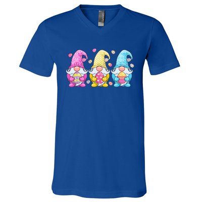 Gnome Easter Gift Gnomes Eggs Hunting Gift V-Neck T-Shirt