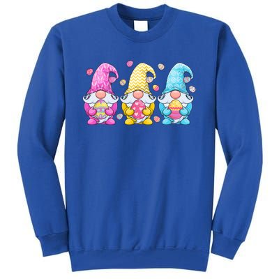 Gnome Easter Gift Gnomes Eggs Hunting Gift Tall Sweatshirt