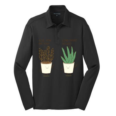 Garden Etiquette Silk Touch Performance Long Sleeve Polo