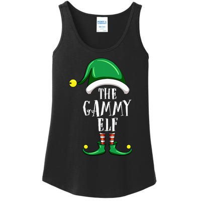 Gammy Elf Group Matching Family Christmas Funny Ladies Essential Tank