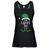 Gammy Elf Group Matching Family Christmas Funny Ladies Essential Flowy Tank