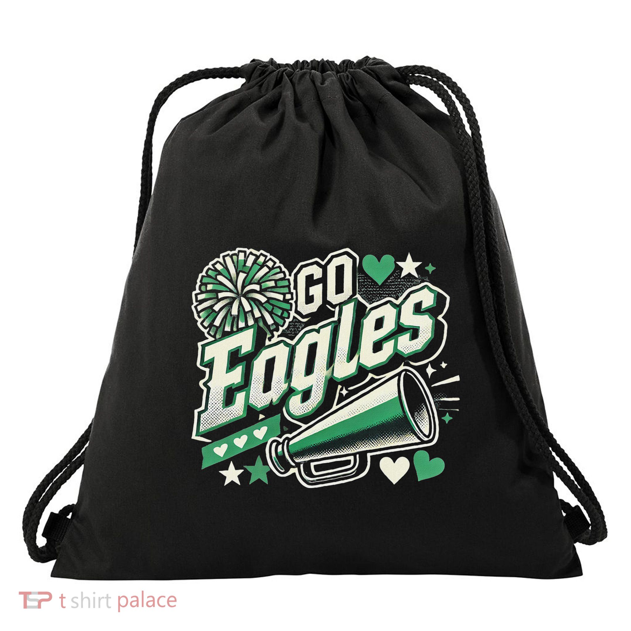 Go Eagles Drawstring Bag