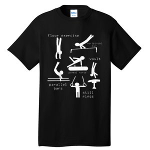 Gymnastics Events Tall T-Shirt