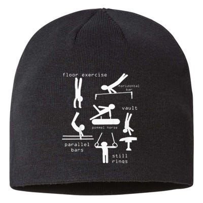 Gymnastics Events Sustainable Beanie