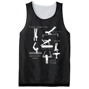 Gymnastics Events Mesh Reversible Basketball Jersey Tank