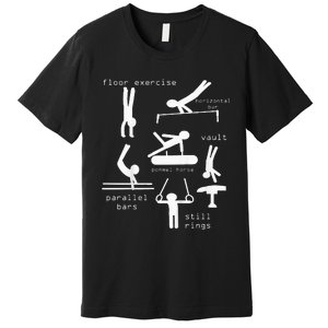 Gymnastics Events Premium T-Shirt