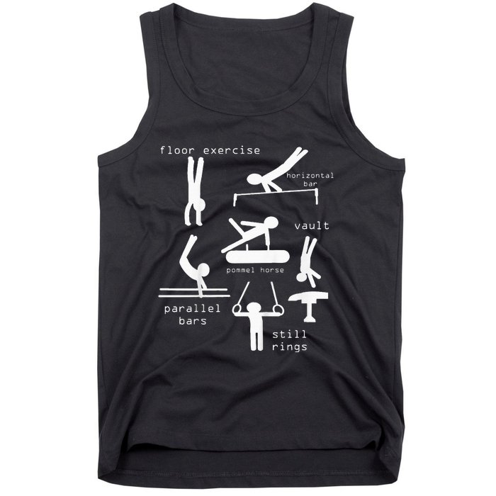 Gymnastics Events Tank Top