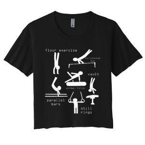 Gymnastics Events Women's Crop Top Tee