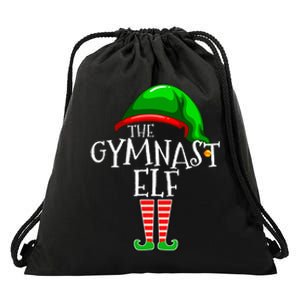 Gymnast Elf Group Matching Family Christmas Gift Gymnastics Drawstring Bag