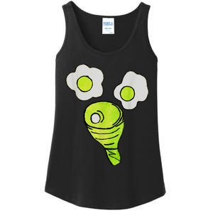 Green Eggs Ham Smile Face Brunch Breakfast Costume Ladies Essential Tank