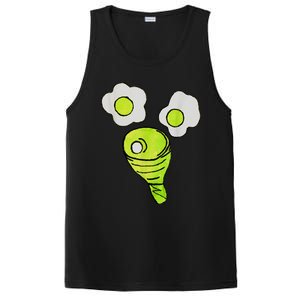 Green Eggs Ham Smile Face Brunch Breakfast Costume PosiCharge Competitor Tank