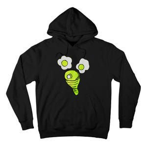 Green Eggs Ham Smile Face Brunch Breakfast Costume Tall Hoodie