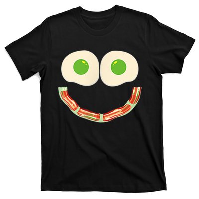 Green Eggs Ham Smile Face Brunch Breakfast Costume T-Shirt