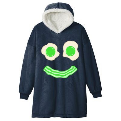 Green Eggs Ham Smile Face Brunch Breakfast Costume Hooded Wearable Blanket