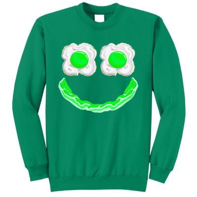 Green Eggs Ham Smile Face Brunch Breakfast Sweatshirt