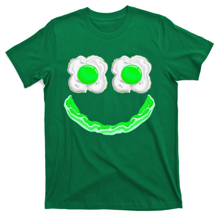 Green Eggs Ham Smile Face Brunch Breakfast T-Shirt