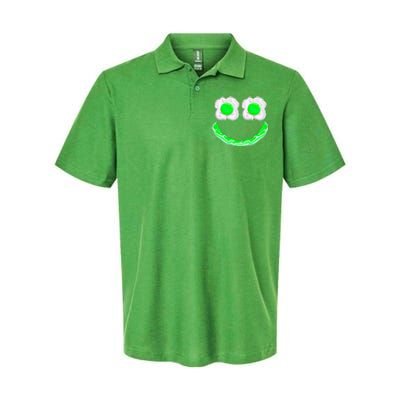 Green Eggs Ham Smile Face Brunch Breakfast Softstyle Adult Sport Polo