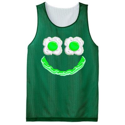 Green Eggs Ham Smile Face Brunch Breakfast Mesh Reversible Basketball Jersey Tank