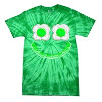 Green Eggs Ham Smile Face Brunch Breakfast Tie-Dye T-Shirt