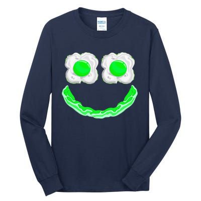 Green Eggs Ham Smile Face Brunch Breakfast Tall Long Sleeve T-Shirt