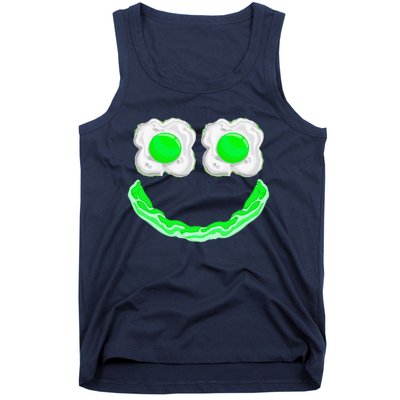 Green Eggs Ham Smile Face Brunch Breakfast Tank Top